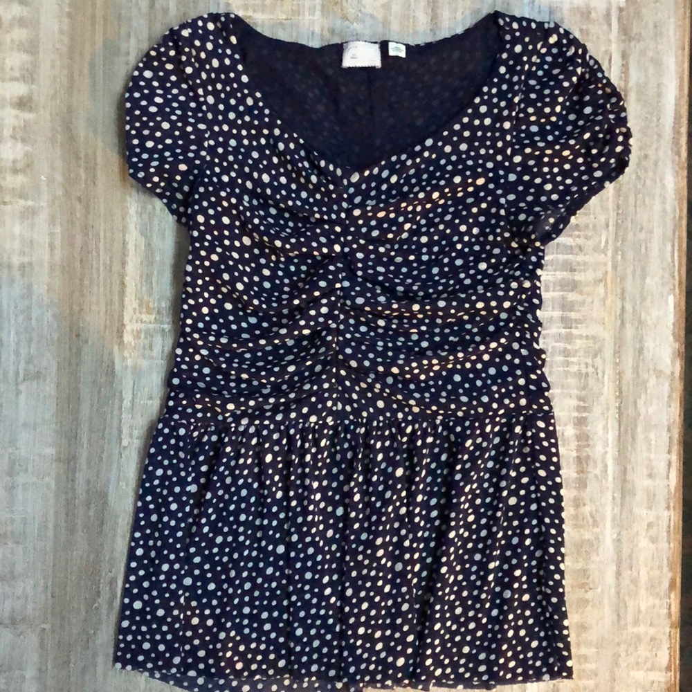 Anthropologie peplum top